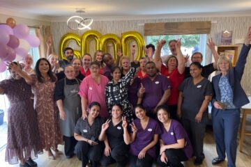 Aria Court team celebrate Good CQC Outcome